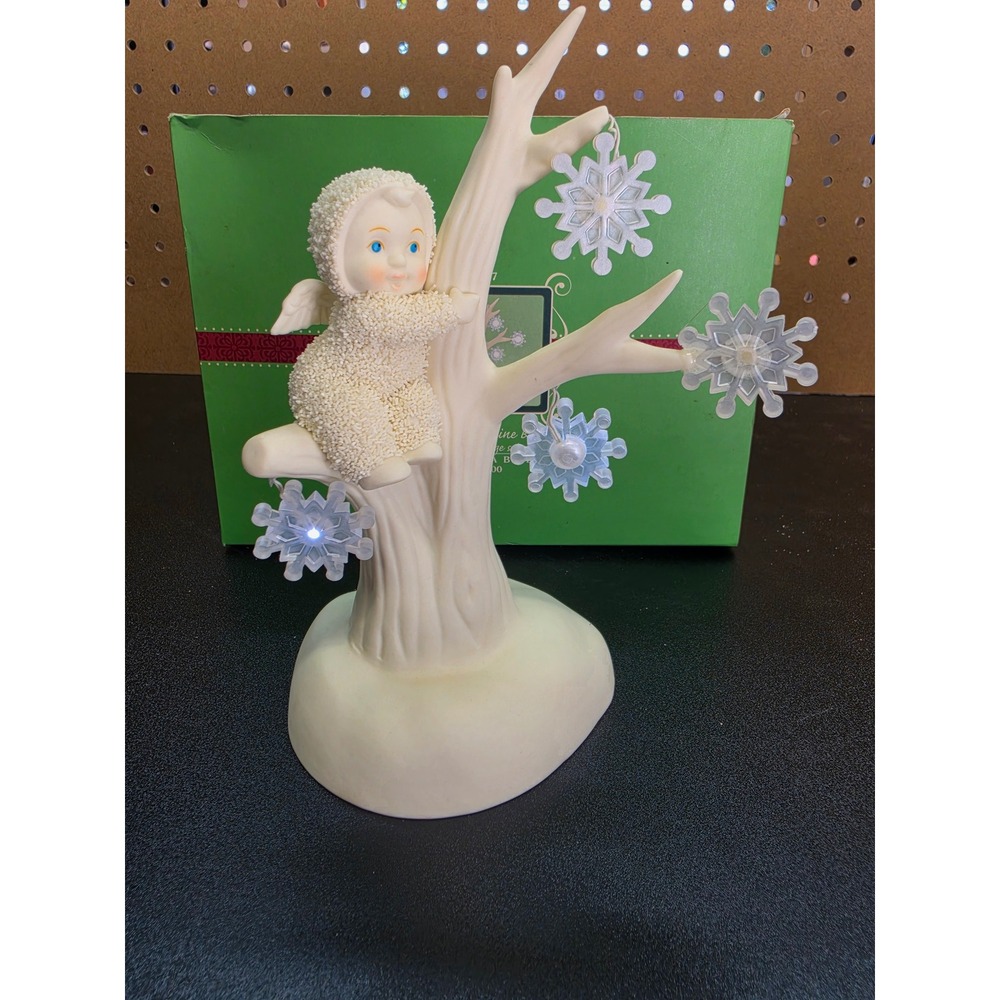 Department 56 Snowbabies Climb High Shine Bright Light Up Figurine 796000 2007